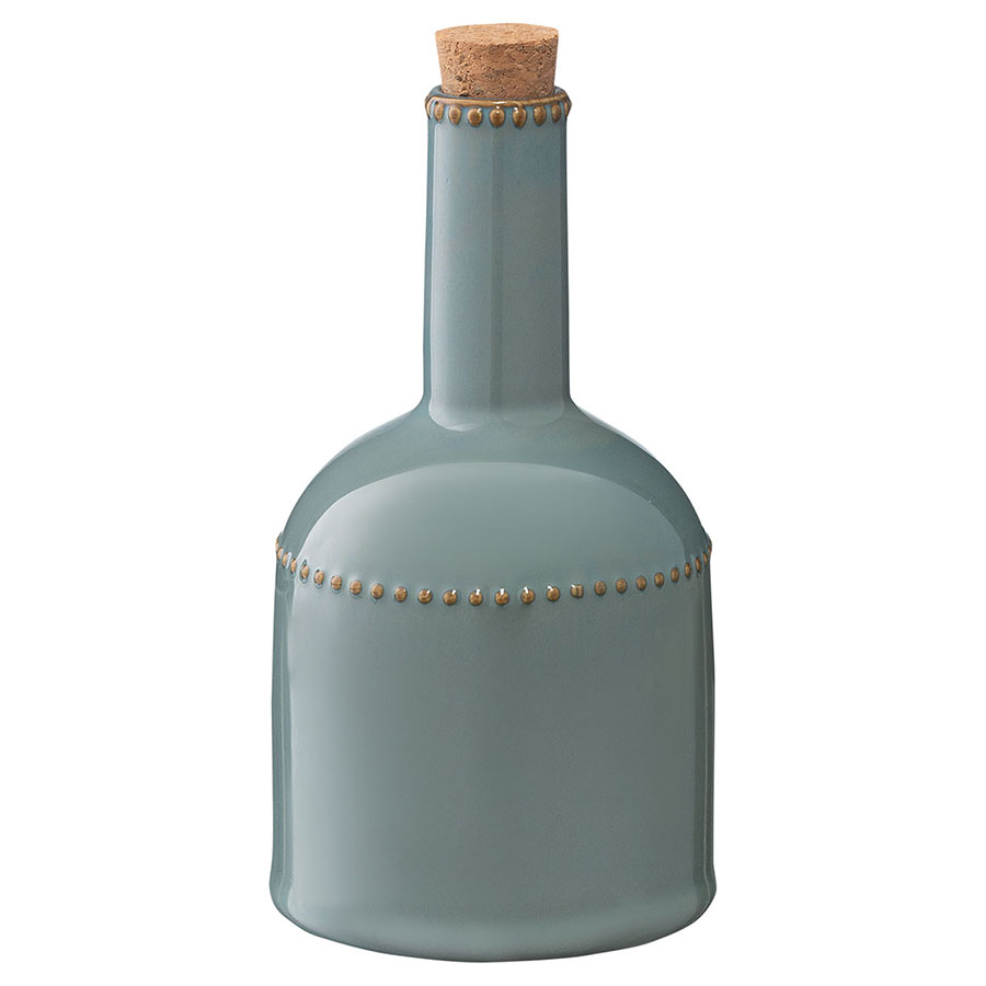 Бутылка для масла и уксуса Kitchen Spirit gray, 9 см, 17 см, 250 мл, Фарфор, Tkano, Россия