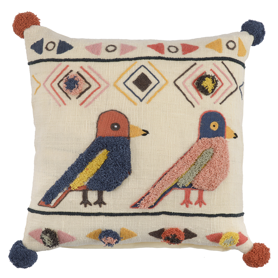    Ethnic Birds 45x45, 4545 , , Tkano, 