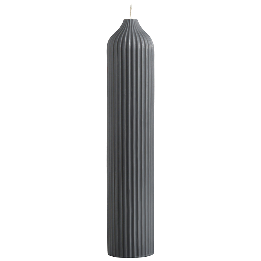 Свеча Edge candle graphite 26, 5 см, 26 см, Парафин, Воск, Tkano, Россия, Edge candle