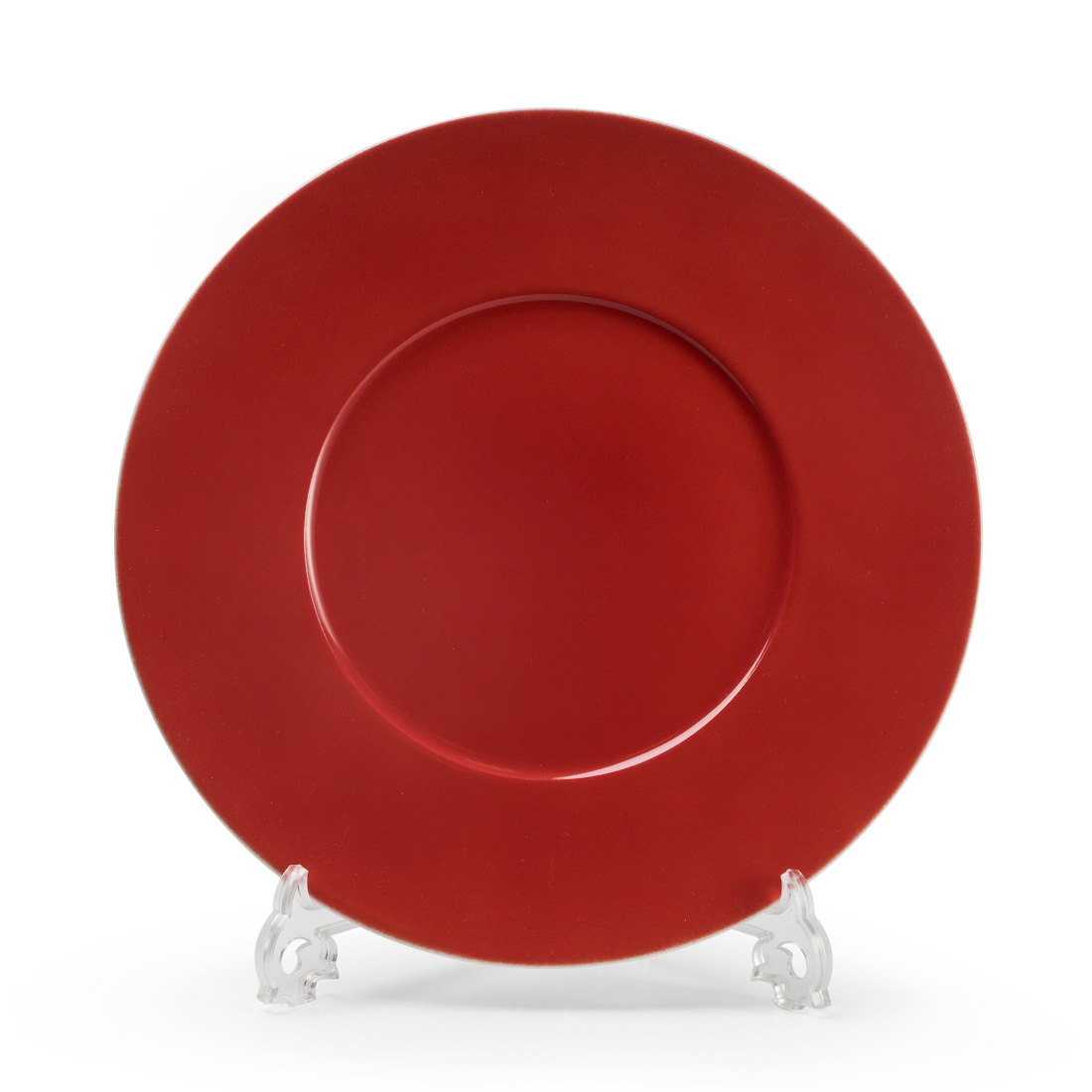 Тарелка обеденная Putoisage rouge, 27 см, Фарфор, Tunisian Porcelain