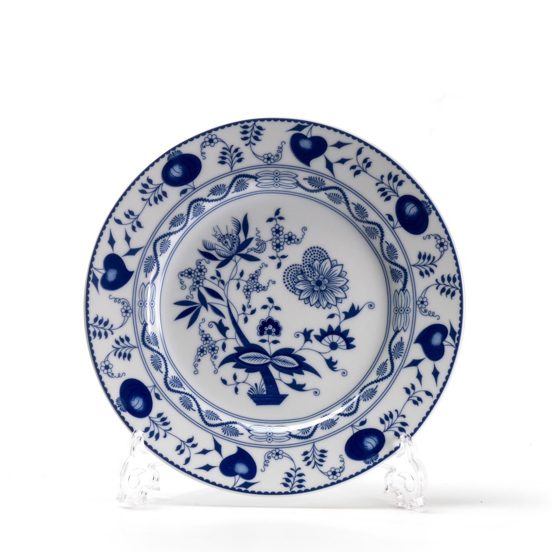 Тарелка обеденная Onion blue, 27 см, Фарфор, Tunisian Porcelain, Onion Blue