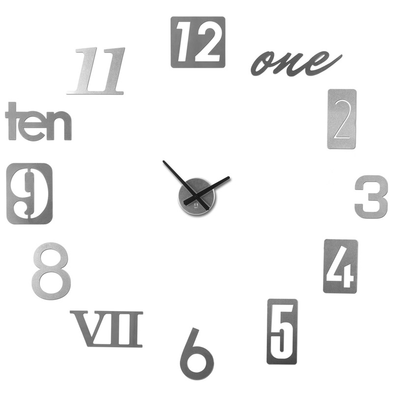 Часы настенные Numbra, 33х27 см, Металл, Umbra, Канада