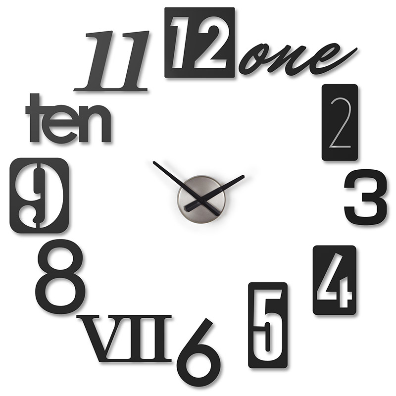 Часы настенные Numbra, 35 см, Металл, Umbra, Канада
