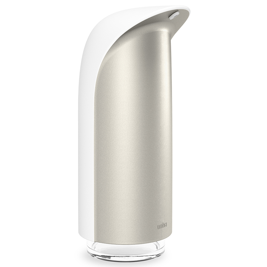 Диспенсер для мыла сенсорный Emperor silver white 255, 20 см, 255 мл, 10 см, Пластик, Umbra, Канада
