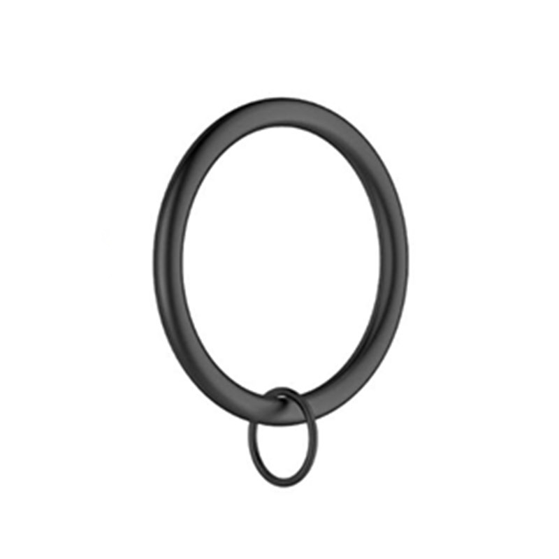 Кольца для карниза Link black, 7шт., 2,5 см, Металл, Umbra, Канада