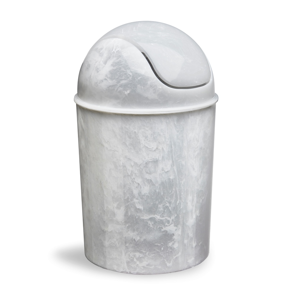 Корзина для мусора с крышкой Mini, 19 см, 32 см, 5 л, Пластик, Umbra, Канада