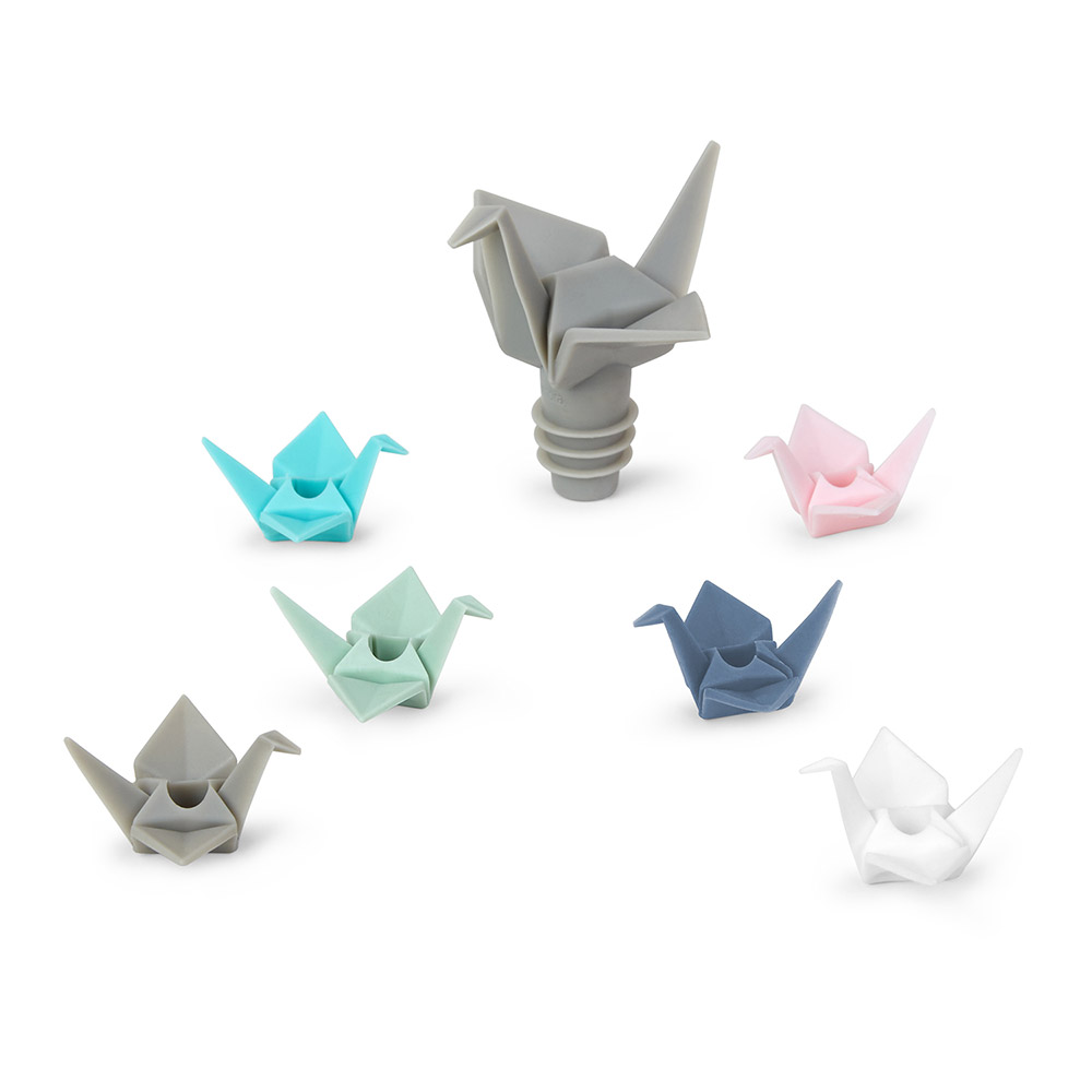 Набор из пробки и маркеров Origami, 9 см, 3х5 см, Пластик, Umbra, Канада