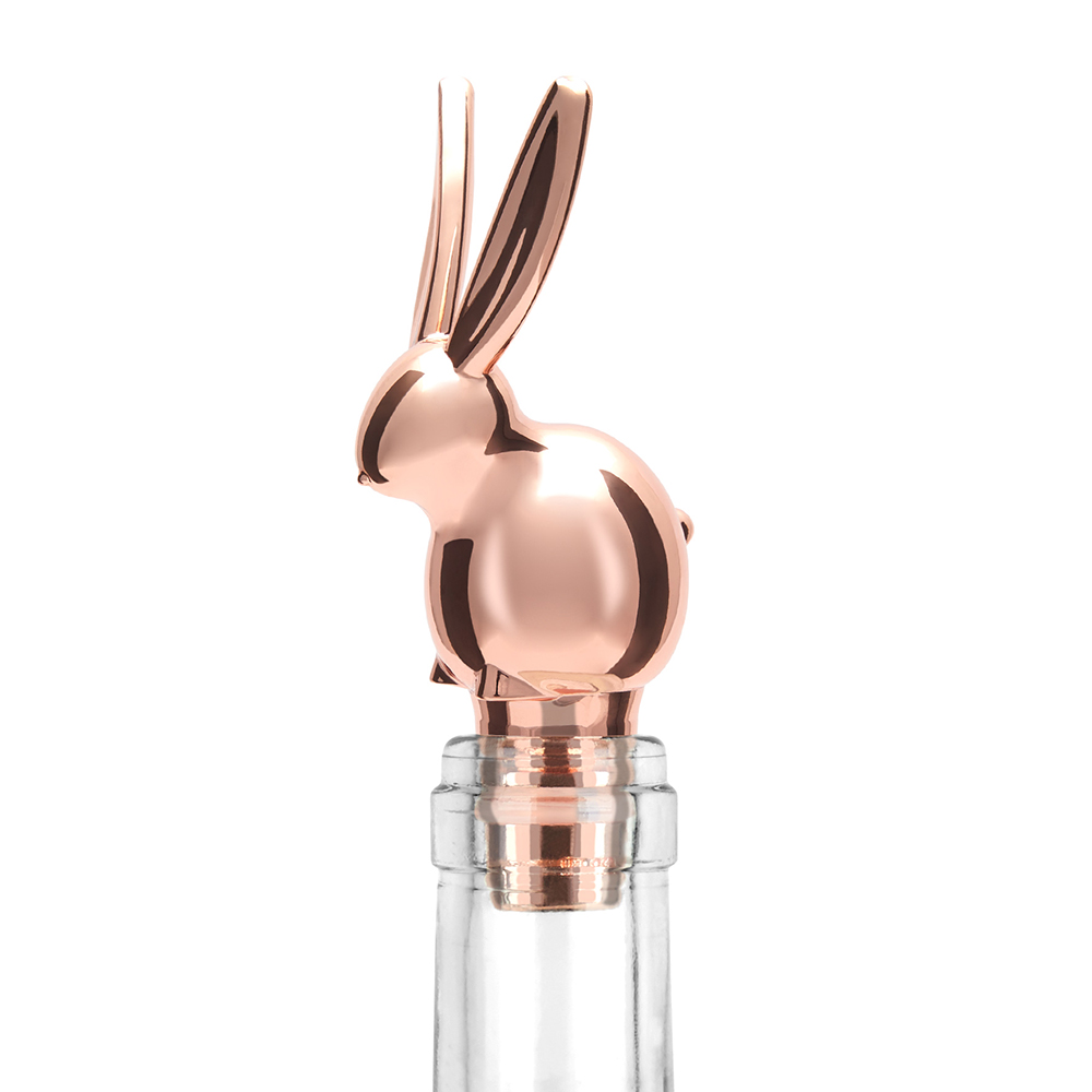 Пробка для бутылки Menagerie rabbit copper, 10x5 см, Медь, Umbra, Канада