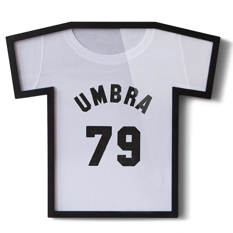 Рамка для футболки T-frame black, 55x49 см, Пластик, Umbra, Канада