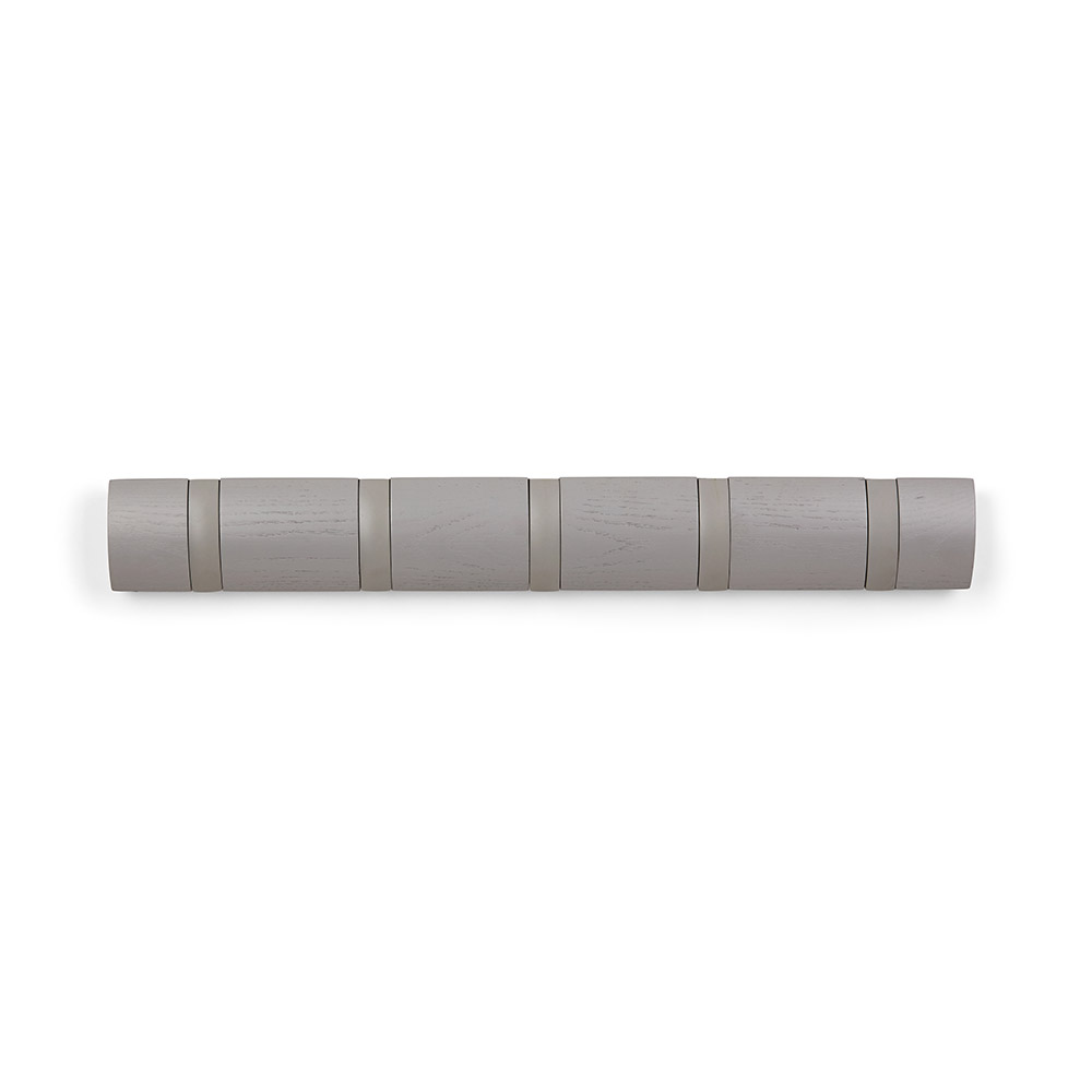 Вешалка настенная Flip 5 grey, 51х7 см, Дерево, Umbra, Flip
