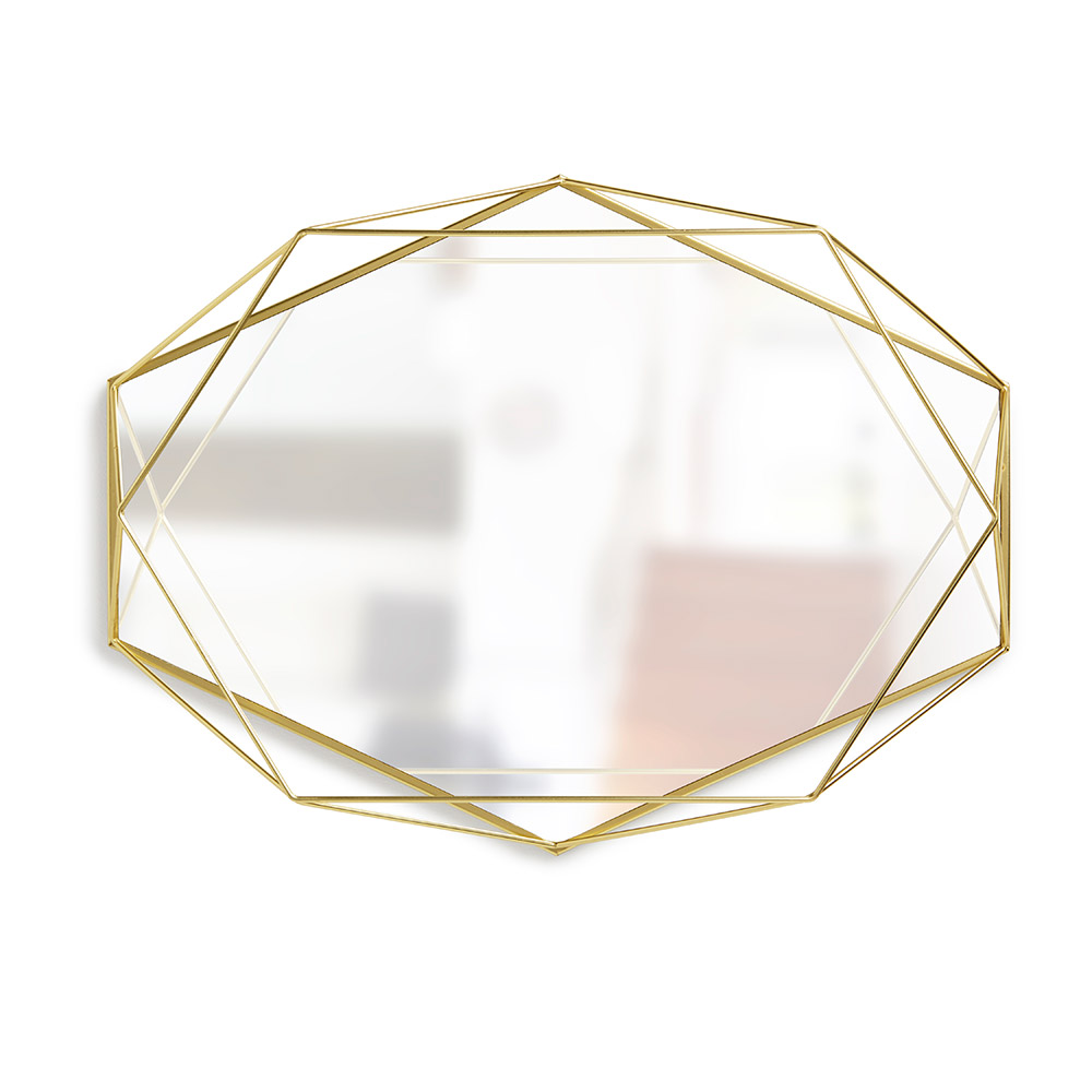 Зеркало декоративное Prisma gold, 56х43 см, Стекло, Umbra, Канада