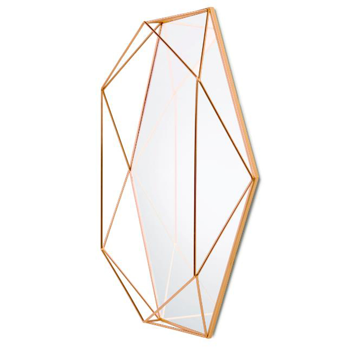 Зеркало настенное Prisma copper, 43х57 см, Стекло, Umbra, Канада