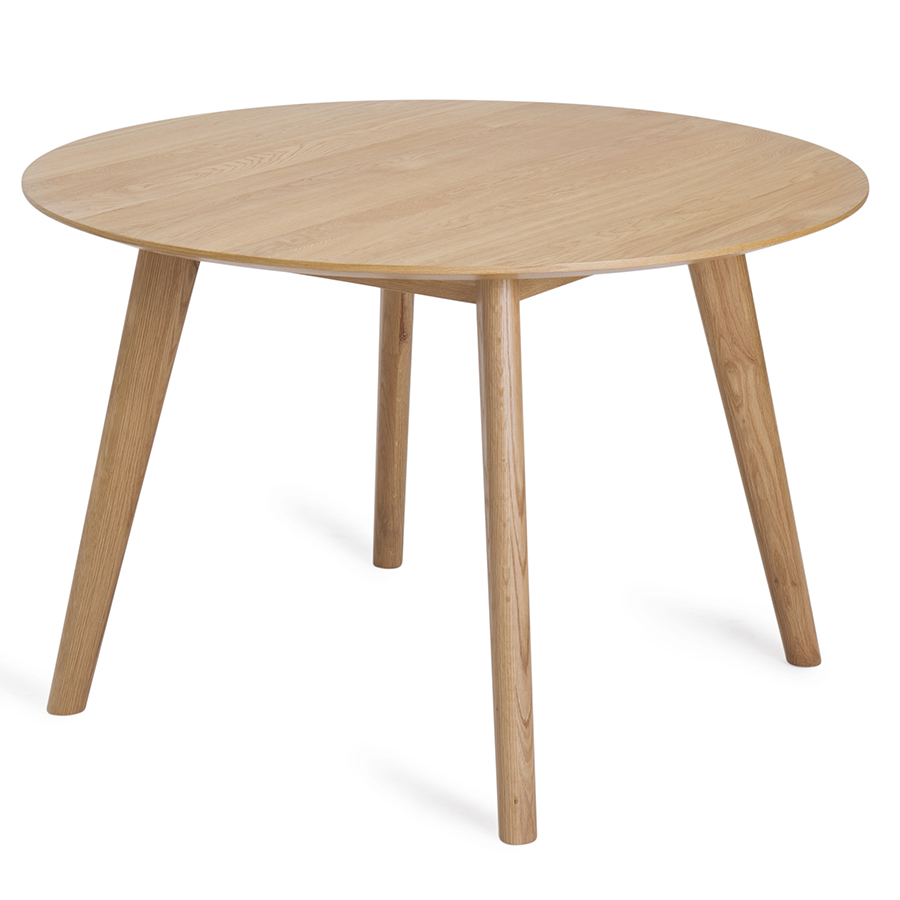 Стол круглый Rho, 115 см, 75 см, Шпон дуба, Unique Furniture, Дания, Unique