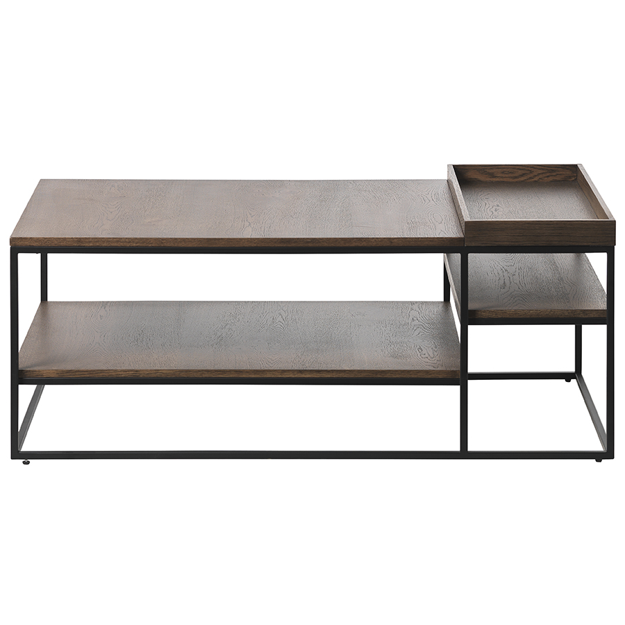Столик кофейный Rivoli, 120 см, 70 см, Дуб, Сталь, Unique Furniture, Дания