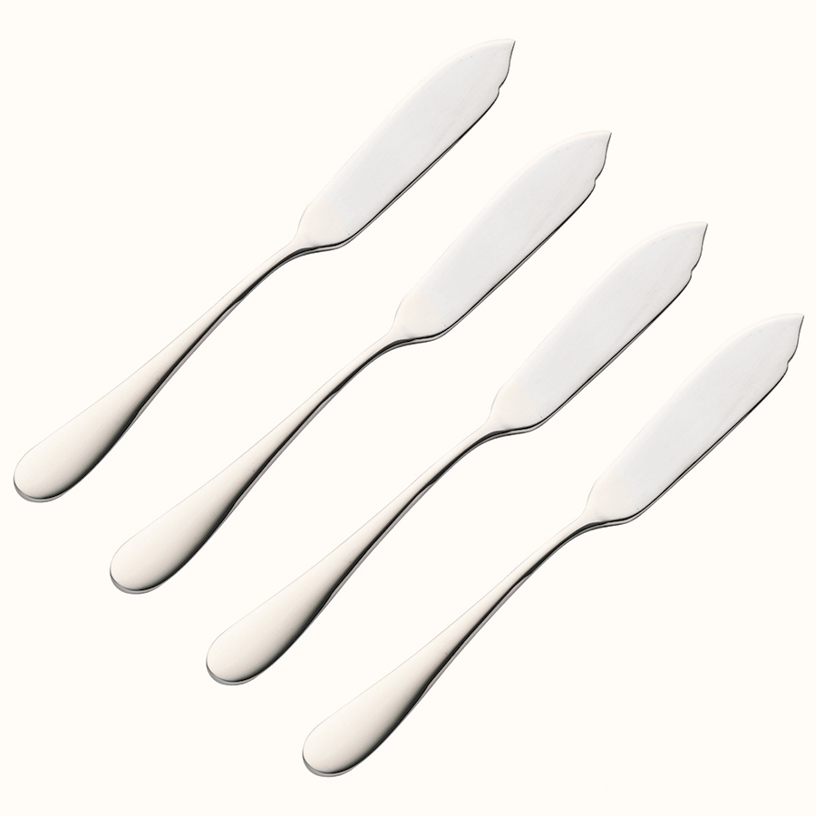 Ножи для рыбы Select silver, 4 шт., 22 см, 4 персоны, Нерж. сталь, Viners, Великобритания, Select