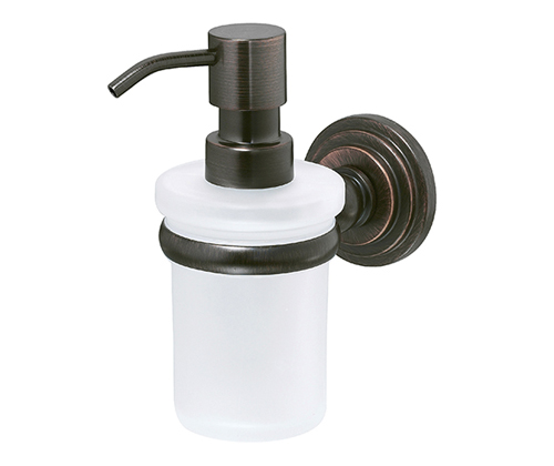 Дозатор для жидкого мыла Isar, 15 см, 150 мл, 7 см, Стекло, Металл, WasserKRAFT, Isar