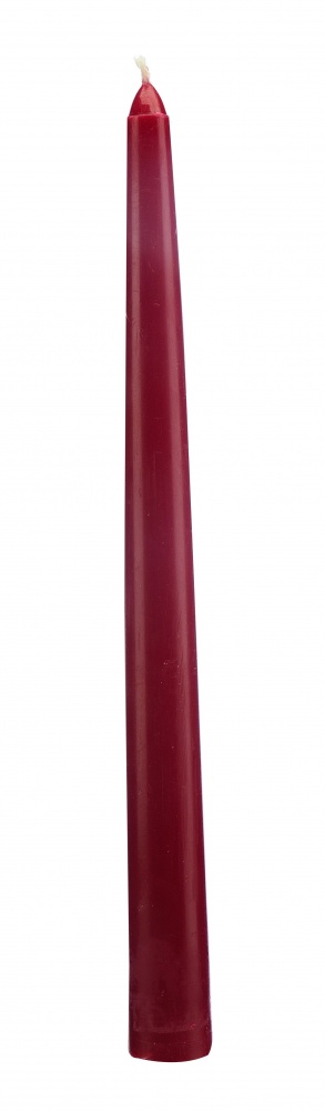 Свеча столовая Red мetalic, 25 см., 25 см, Парафин, Wax Lyrical