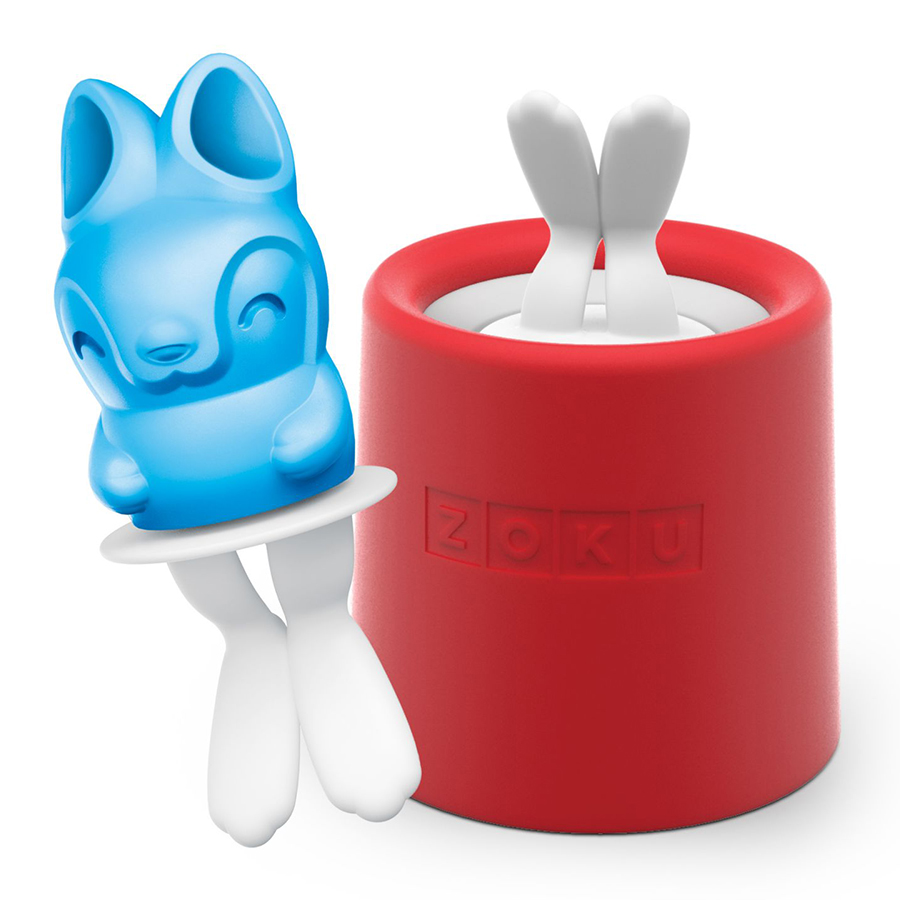 Форма для мороженого Bunny ice, 8 см, 11 см, Пластик, Zoku, США