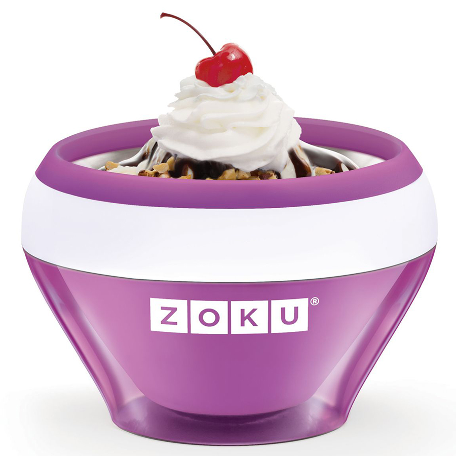 Мороженица Ice cream maker, 14 см, 9 см, Пластик, Zoku, США