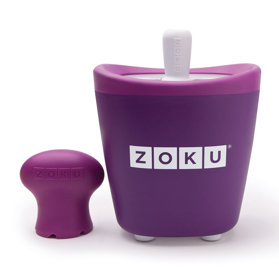 Набор для мороженого Single quick pop maker, 11х11 см, 12 см, Пластик, Zoku, США